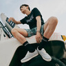 VANS范斯官方 Authentic 44 DX奶蓝棋盘格安纳海姆男女帆布鞋低帮 蓝白棋盘格 34.5 实拍图