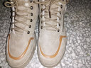 迪特丹马丁靴男秋冬季新款工装鞋男士高帮雪地靴百搭加绒加厚保暖棉鞋男 MD-998卡其色【加绒】 41 实拍图