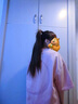 BJHG【徐新驰同款】 不计后果夏美式环保麂皮绒短袖上衣男宽松情侣T恤 粉红色 S (80-100斤） 实拍图