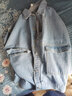宇项春秋季牛仔夹克外套男韩版宽松无袖马夹背心潮流ins工装坎肩马甲 蓝色 XL 实拍图