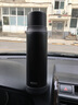 膳魔师（THERMOS）新款不锈钢保温杯保冷杯FFM FEI旅行杯水杯杯盖可当小碗凉水 FEI-501-BK 实拍图