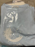 真维斯（JEANSWEST）t恤女纯棉2025夏季舒适打底衫半袖体恤上衣女士上衣女浅蓝L 实拍图