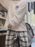 俞兆林珊瑚绒睡衣男女秋冬季日系文艺格子情侣法兰绒家居服加绒加厚 实拍图