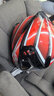 AGV K5S摩托车双镜片头盔机车跑盔男女骑行全盔四季通用安全帽3C TEMPEST/BLACK/RED XL（适合60-63头围） 实拍图