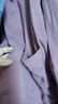 安之伴【巨好睡】睡衣男春秋亲肤弹弹棉休闲纯色基本款男士家居服可外穿 褐紫红 L 实拍图