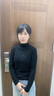 倾慕汐羽【两件装】半高领长袖打底衫春秋洋气女内穿大薄款码百搭冬季打底 黑色+黑色 2XL 140-160斤 实拍图