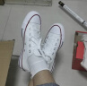 匡威（Converse）官方All Star经典帆布男女低帮休闲运动小白鞋101000 101000/白色 42.5 实拍图