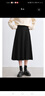 百图betu女装冬季新款半身裙遮垮显瘦针织百褶裙裙子女2410T77 黑色 S 实拍图