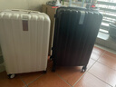 汉客行李箱大容量收纳拉杆箱包男女小登机密码箱子差旅游行箱学生皮PC 墨玉黑【经典，耐脏，防刮】 24英寸 常规版/托运箱/5-10天出行 实拍图