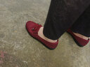 颐福元老北京布鞋女春季新款中老年平底妈妈鞋防滑软底老人奶奶单鞋透气 夏季网面款红色 40 实拍图