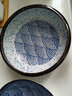 陶趣居日本进口青海波釉下彩米饭碗面碗日式和风陶瓷餐具汤碗家用日料 高脚反口大碗21cm 实拍图