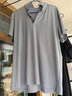 布先生夏季凉感丝光棉短袖男士polo衫商务休闲上衣纯色衣服翻领打底男装 黑色 L (175) 实拍图