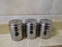 拜杰户外烧烤调料罐不锈钢调料盒撒料瓶撒料罐烧烤工具套装3只装 实拍图
