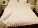 富安娜（FUANNA） 富安娜 蚕丝羊毛二合一子母加厚被子冬天被芯双人保暖床上用品 柔暖蚕丝羊毛二合一（纯棉面料） 230*229cm 实拍图