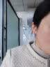 喜钻铂金钻石耳环女梯方群镶钻石耳圈结婚首饰钻石耳饰送女 铂金共16分/对 晒单实拍图