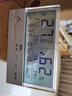 萱品车载时钟温度计夜光摆件车内温湿度计汽车车用时间显示器电子钟表 白色温湿度计款 实拍图