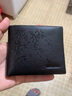 稻草人男士钱包短款钱夹商务时尚多功能薄款皮夹 生日礼物新款 黑色-02190188 实拍图