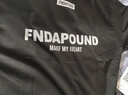 菲尼东爵（FNAADOOG）短袖T恤男夏季新款美式复古ins字母宽松短袖男T恤潮流上衣 黑色 M 实拍图