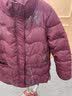 缇米媗小个子妈妈秋冬轻薄羽绒服外套中老年女大码洋气羽绒棉服短款棉袄 橘红色（白鸭绒38）现货直发 L 建议穿110斤以内 实拍图
