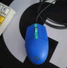 罗技（G）G102 LIGHTSYNC 游戏鼠标 蓝色 RGB鼠标 轻量化设计 吃鸡鼠标 LOL英雄联盟 200-8000DPI 实拍图