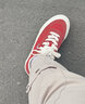 VISION STREET WEAR官方  FLAT TOP红柚色低帮翻毛皮帆布鞋滑板鞋男女鞋平底 西柚色 39 实拍图