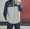 北面（The North Face）防风夹克防晒服男薄风衣舒适耐穿防泼溅24春季上新|8AUS KY4/黑白色 XL /180 实拍图