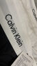 Calvin Klein内衣男士本命年三条装ck提花腰边舒适纯色棉质三角内裤男U2661 998-太空黑/椰青灰/月光白 3条 XL 实拍图