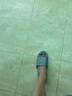 惠夫人浴室拖鞋男大码居家速干防滑日式静音洗澡漏水镂空夏季拖鞋男女款 麻花漏水 深蓝 40-41码（适合39-40码穿） 实拍图