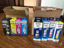 爱普生8591黑色墨水,859墨水适用/M105/205/L605/L655/1455打印机墨盒 T859/672 黑彩墨水套装 实拍图