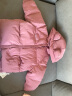 童泰冬季5月-4岁婴幼儿宝宝加厚款连帽外出羽绒服外套上衣 豆沙色 90cm 实拍图
