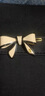亚历山大（ALEXANDRE DE PARIS）【圣诞礼物】【明星同款】戴安娜发卡甜美蝴蝶结发饰送女友礼物 X米色（8公分） 实拍图