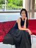 GARNUO黑色连衣裙子女夏季新款春秋法式茶歇赫本风收腰背心无袖吊带长裙 黑色【无袖】 M 【101-115斤】 实拍图