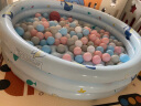 曼龙婴儿海洋球彩色球加厚弹力波波球球池室内游乐场家用充气海洋球池 50个装 莫兰迪色送收纳网 实拍图
