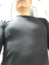 李宁（LI-NING） 李宁紧身衣男运动速干衣健身衣健身服压缩运动服高弹排汗上衣 能量黑色紧身衣 023-1 XL 实拍图
