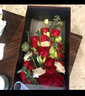 梦馨鲜花速递玫瑰礼盒向日葵康乃馨花束生日礼物全国同城配送实体花店送花 19朵红玫瑰礼盒A款 实拍图