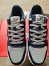 特步男鞋春秋季新款复古撞色运动鞋休闲鞋时尚百搭轻便板鞋男 灰兰 39 实拍图