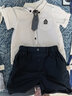 戴维贝拉（DAVE＆BELLA）礼服表演服装演出服学院绅士周岁礼服宝宝衣服儿童套装男童夏装 白色 90 cm（建议身高80-90cm） 实拍图