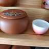 【采销推荐】两只装羊脂玉瓷渐变茶杯家用大容量围炉煮茶品茗杯 渐变色系玉兰杯-粉白 90ml 2只 实拍图