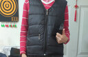 罗蒙羽绒全身加热马甲男电暖马夹充电带自动发热衣服智能温控电热背心 黑色 经典款：2万毫安 原装电池 M 实拍图