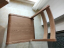 曲美家居 餐桌餐椅 现代轻北欧一桌四椅餐厅餐桌椅组合 餐桌（1.3m） 木本色 实拍图