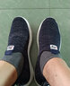 夏天男士上班鞋子耐脏工地干活穿的体修闲远动鞋老北京布鞋男鞋春夏季一脚蹬布鞋透气休闲软底中老年爸爸单鞋 SD-1蓝色 39 实拍图