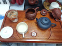 云涧堂 整块茶盘实木家用花梨木茶台简约茶海托盘 原木功夫茶具 鱼跃龙门50*30*4.5cm 实拍图