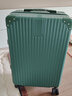 掌金者行李箱男大容量皮箱登机出差万向轮铝框拉杆箱高颜值密码箱旅行箱 经典防刮拉链【墨绿色】 24英寸 单人中长途 实拍图