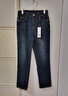 皮尔卡丹（pierre cardin）牛仔裤女冬季直筒高腰时尚百搭显瘦女裤子蓝灰色28 实拍图