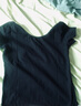 铁箭（TIEJIAN） 舞蹈服女夏季成人圆领T修身练功服上衣芭蕾舞艺考基训服形体服 黑色短袖 L 实拍图