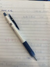 斑马牌（ZEBRA）中性笔 0.38mm子弹头按压签字笔 大容量学生办公走珠笔 JJXZ15W 蓝黑色 5支装 实拍图