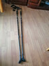 展现（zhanxian）健走杖户外徒步老年人健步杖三节内锁杖软木手柄防震防滑健走杖 黑色 实拍图
