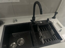 格卫森洗菜盆厨房水槽双槽304不锈钢洗碗槽洗菜池台下盆水池盆水池盆 圆形龙头套餐 纳米双槽-72*40cm 实拍图