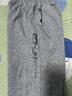 罗蒙儿童裤子男童春款儿童运动裤束脚卫裤校裤女童校园裤子灰薄绒120 实拍图