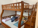 临稚全实木双层上下床多功能高低床两层上下铺木床大人双人儿童子母床 柜体款 上铺宽1.6米下铺宽1.8米 晒单实拍图